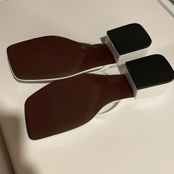 White Zara Thing Slippers - Picture 3 of 4